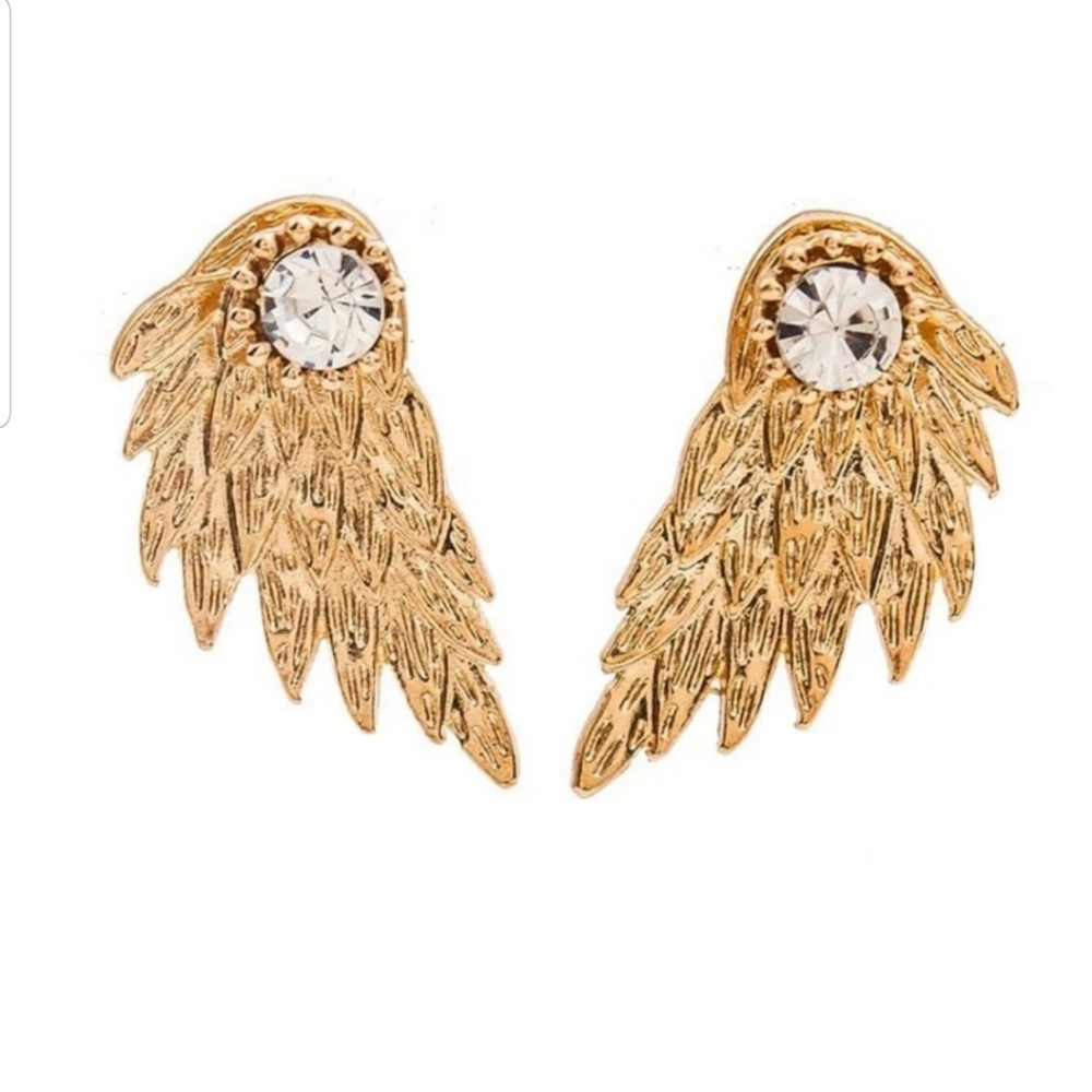 ◇Irina◇ Angel Wing Earrings - Picture 3 of 3